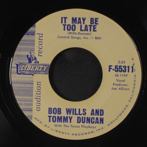 BOB WILLS & TAMMY DUNCAN
