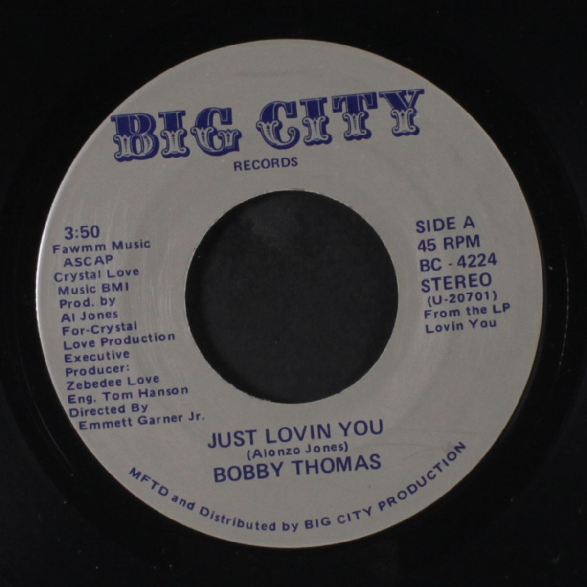 just lovin you by BOBBY THOMAS