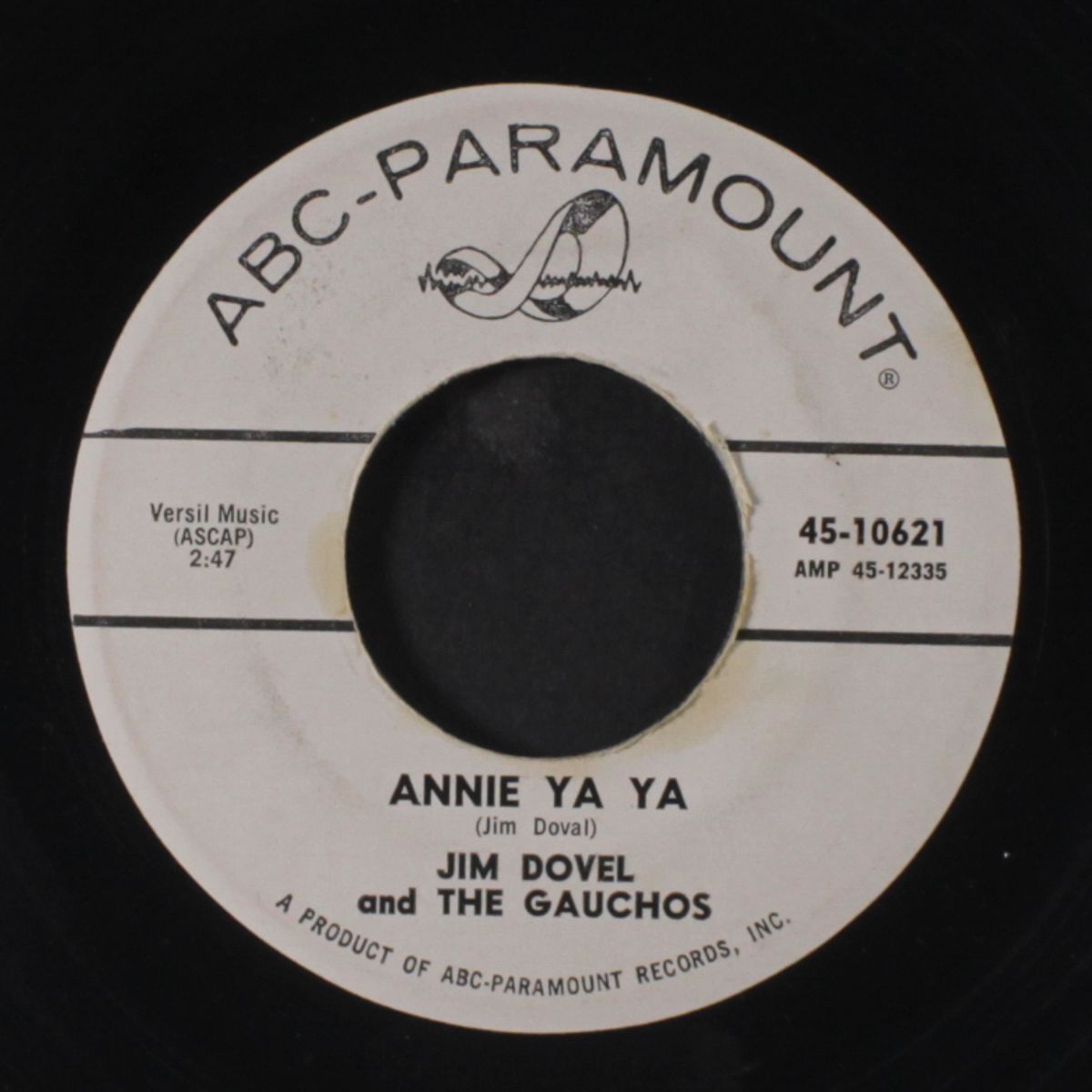 annie ya ya / out of sight by JIM DOVAL & GAUCHOS