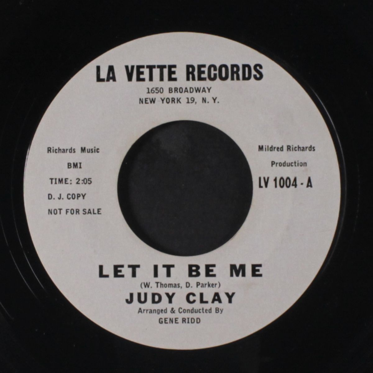 i'm up tight / let it be me by JUDY CLAY