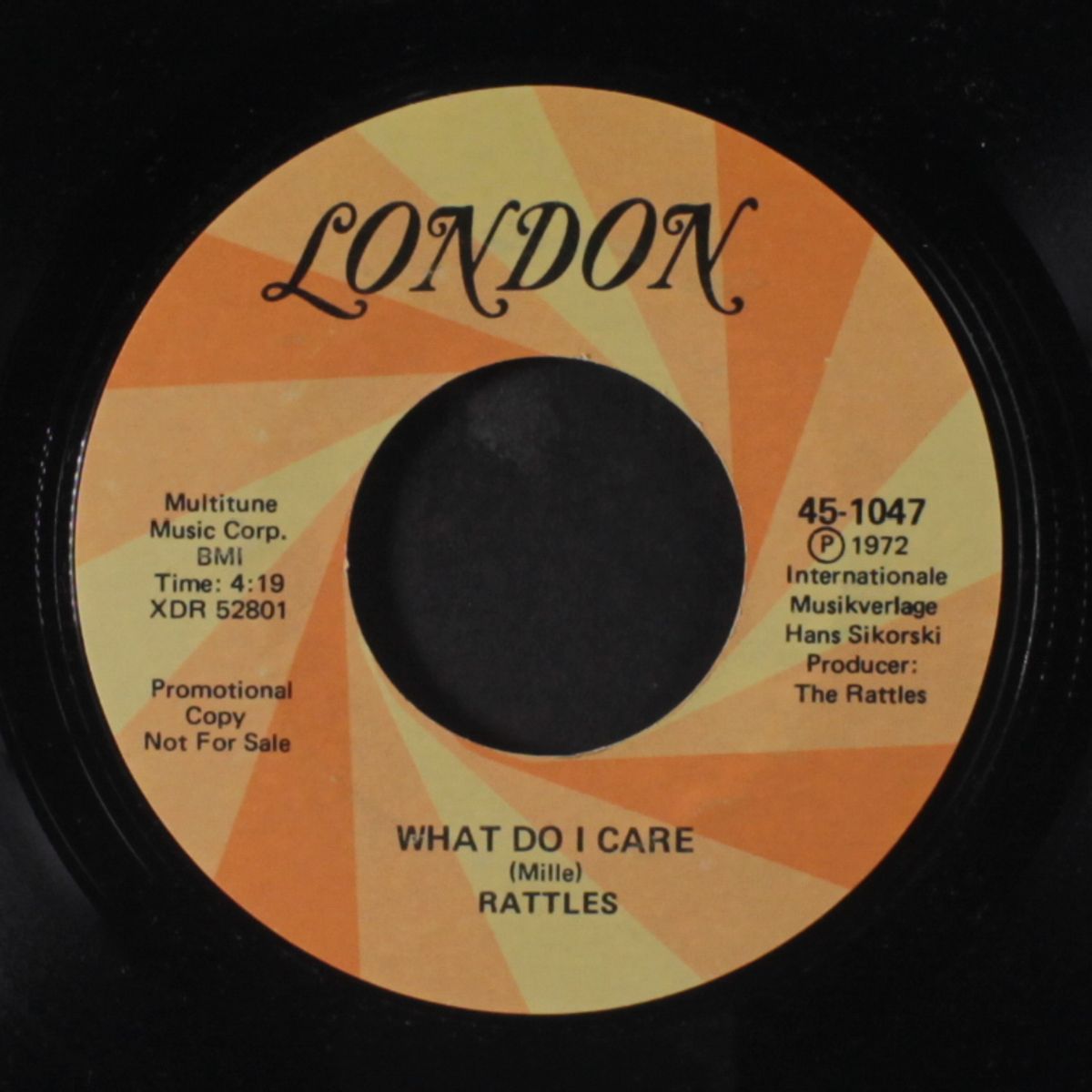 devils son / what do i care by RATTLES