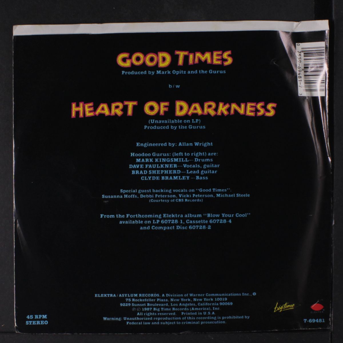 good times / same by HOODOO GURUS