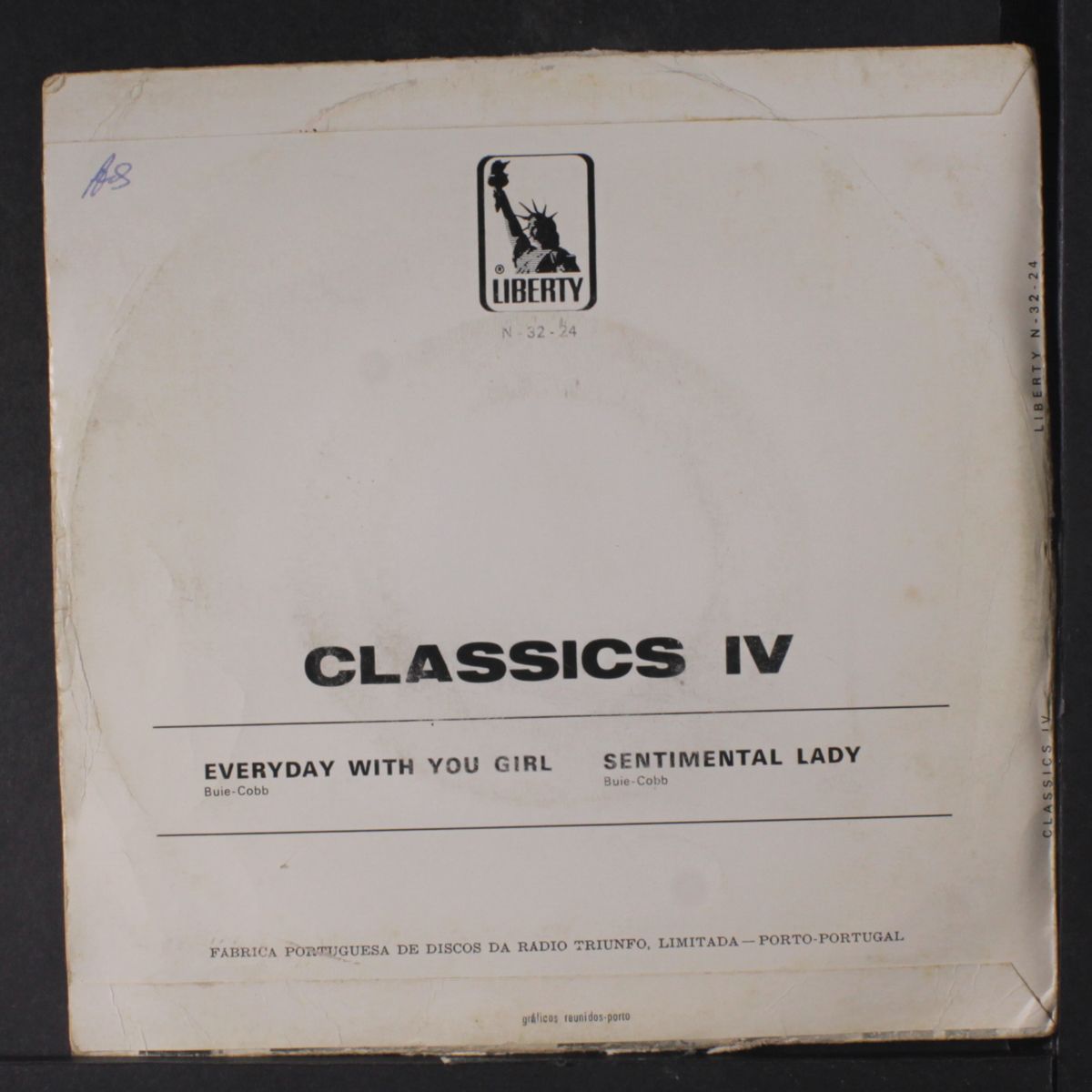 everyday with you girl / sentimental lady by CLASSICS IV