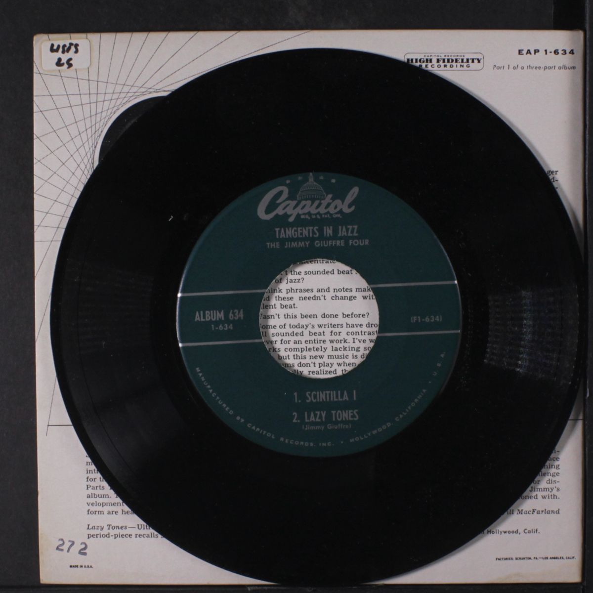 tangents in jazz part 1 by JIMMY GIUFFRE