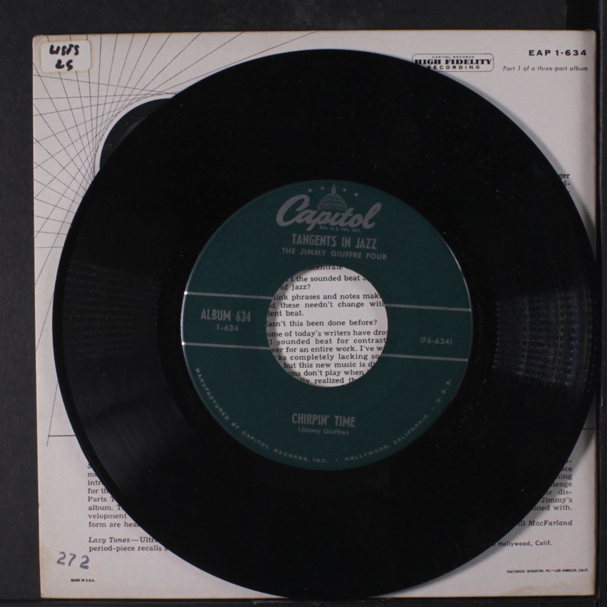 tangents in jazz part 1 by JIMMY GIUFFRE