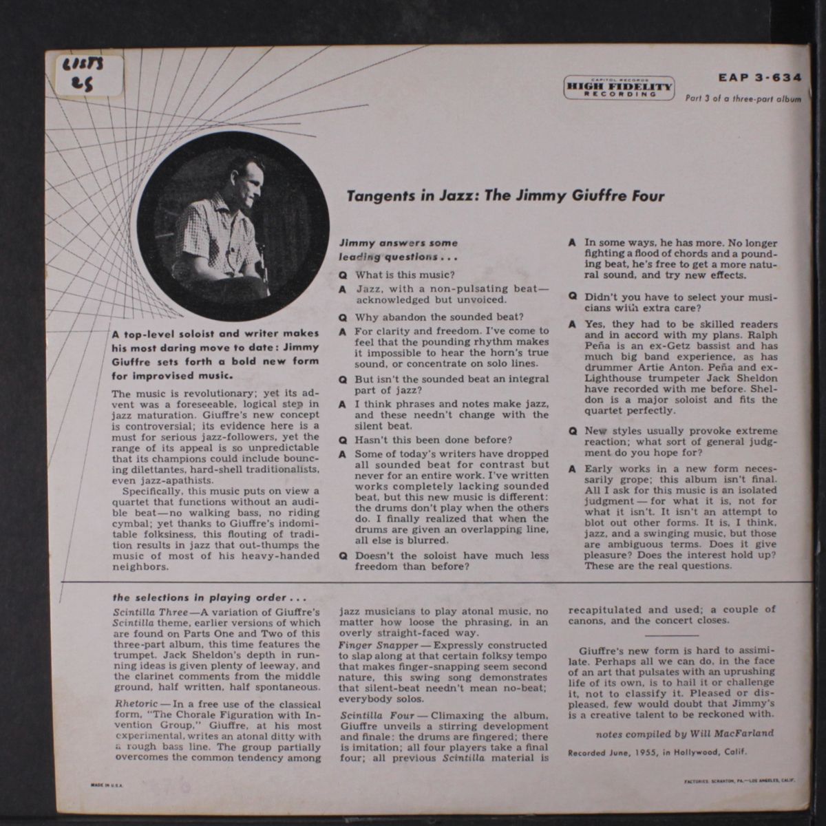 tangents in jazz part 3 by JIMMY GIUFFRE