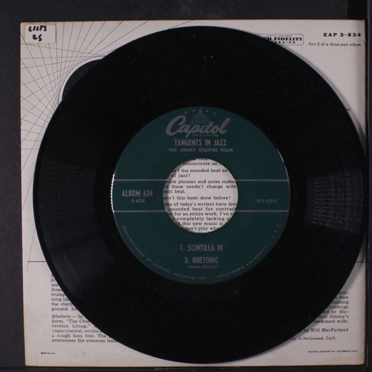 tangents in jazz part 3 by JIMMY GIUFFRE