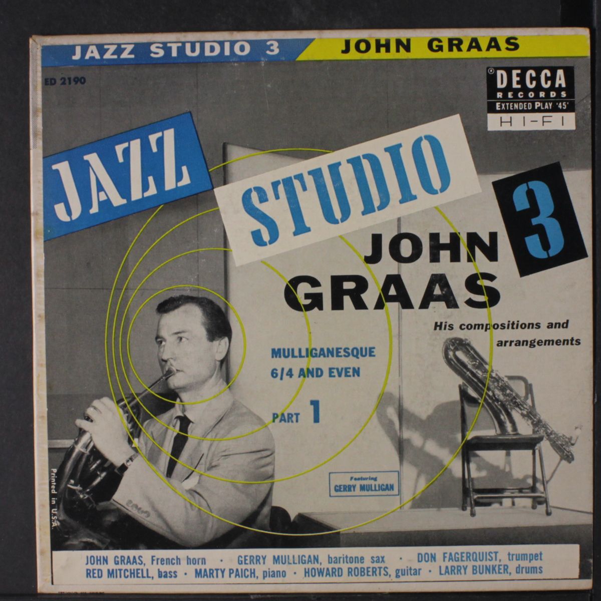jazz studio 3 part 1 by JOHN GRAAS