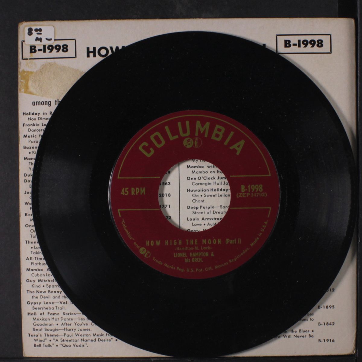 how high the moon by LIONEL HAMPTON
