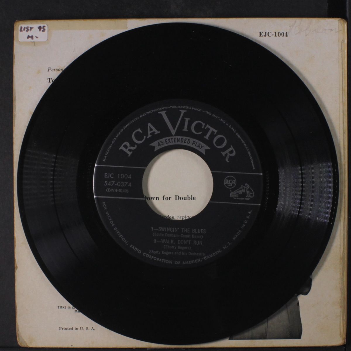 courts the count by SHORTY ROGERS