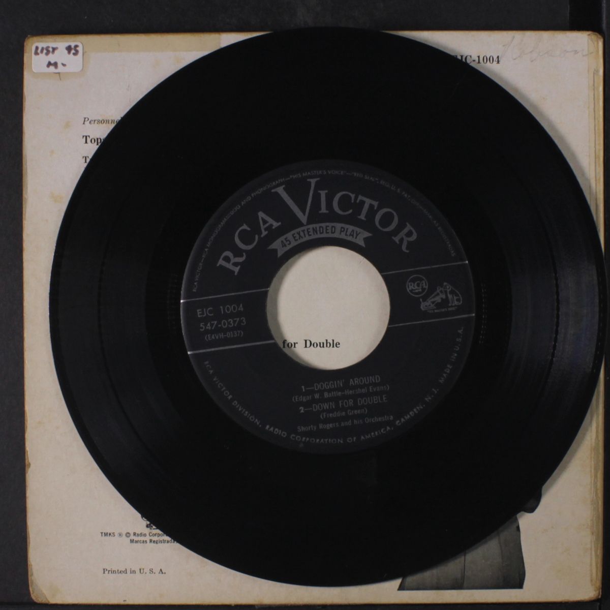 courts the count by SHORTY ROGERS