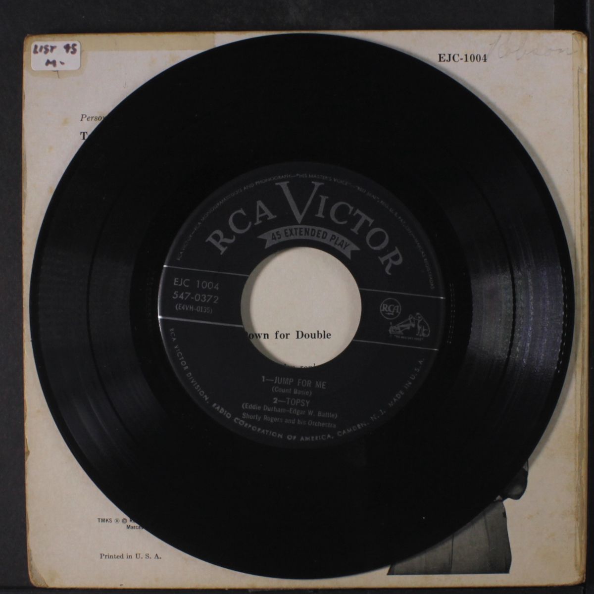 courts the count by SHORTY ROGERS