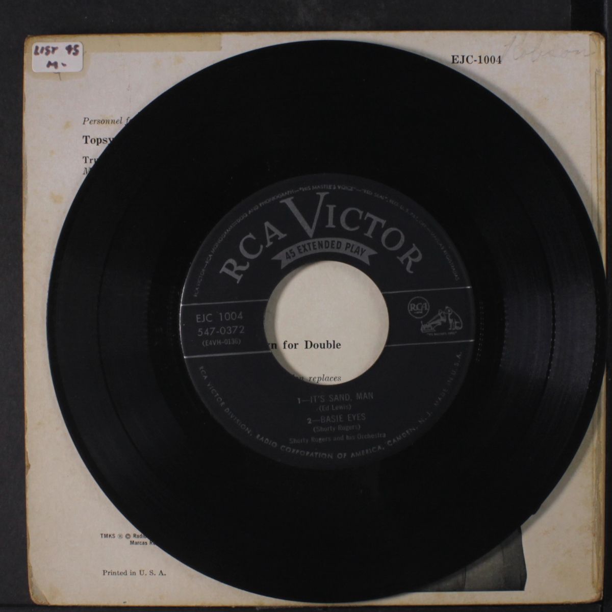 courts the count by SHORTY ROGERS