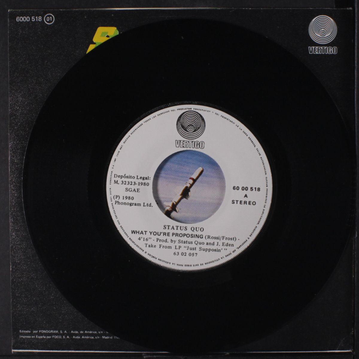 what you're proposing / a b blues by STATUS QUO