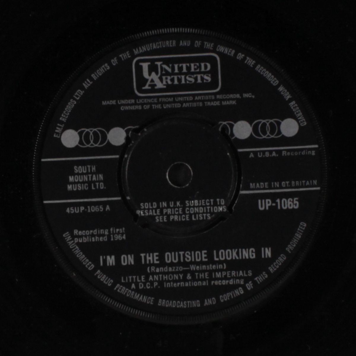 i'm on the outside looking in by LITTLE ANTHONY & IMPERIALS