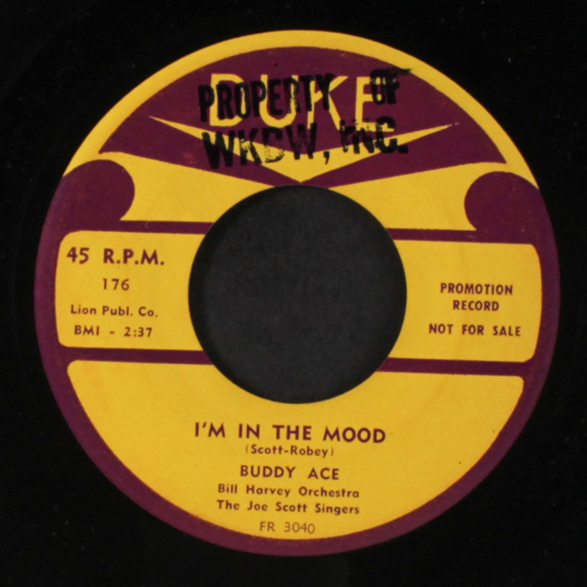 i'm in the mood / it can't be true by BUDDY ACE