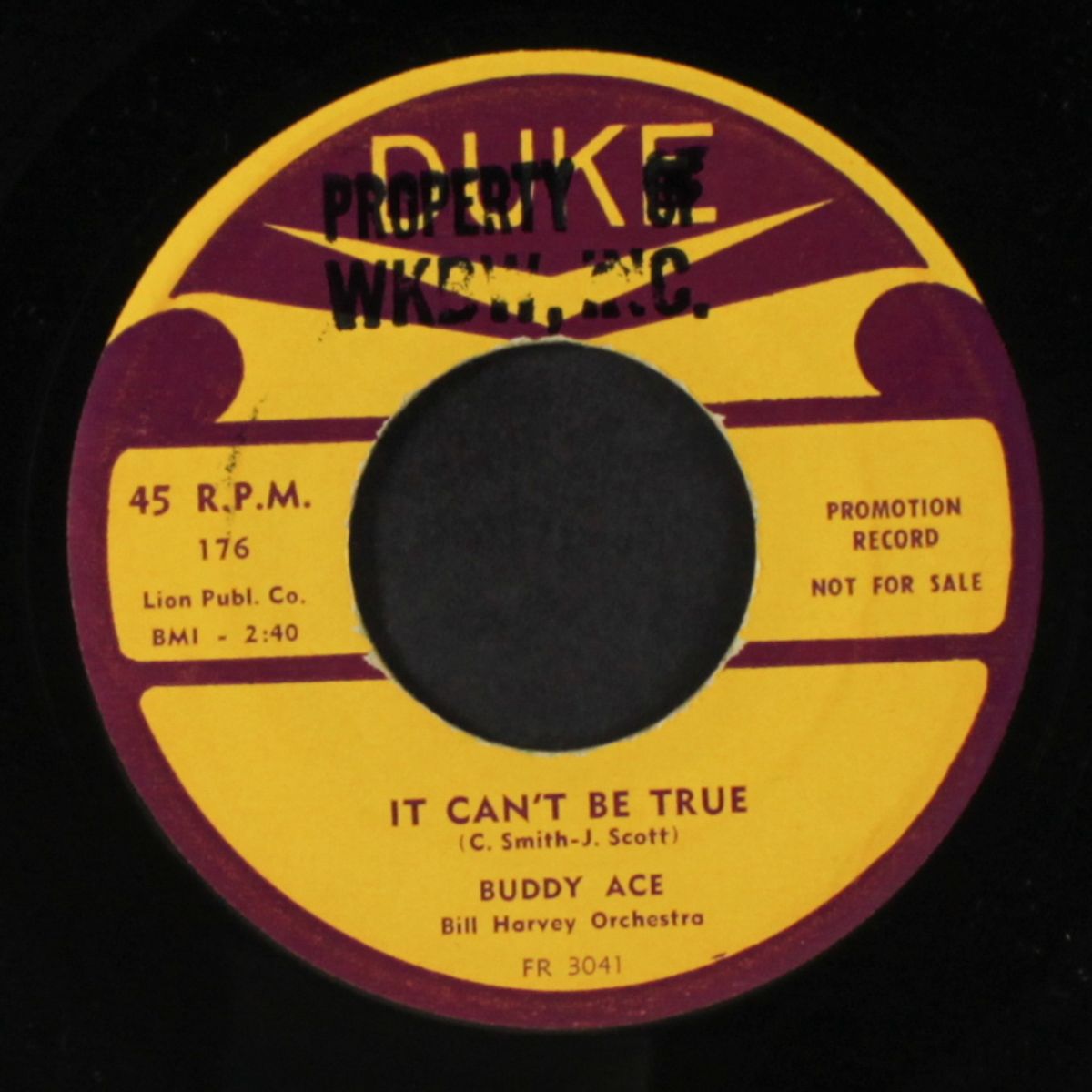 i'm in the mood / it can't be true by BUDDY ACE