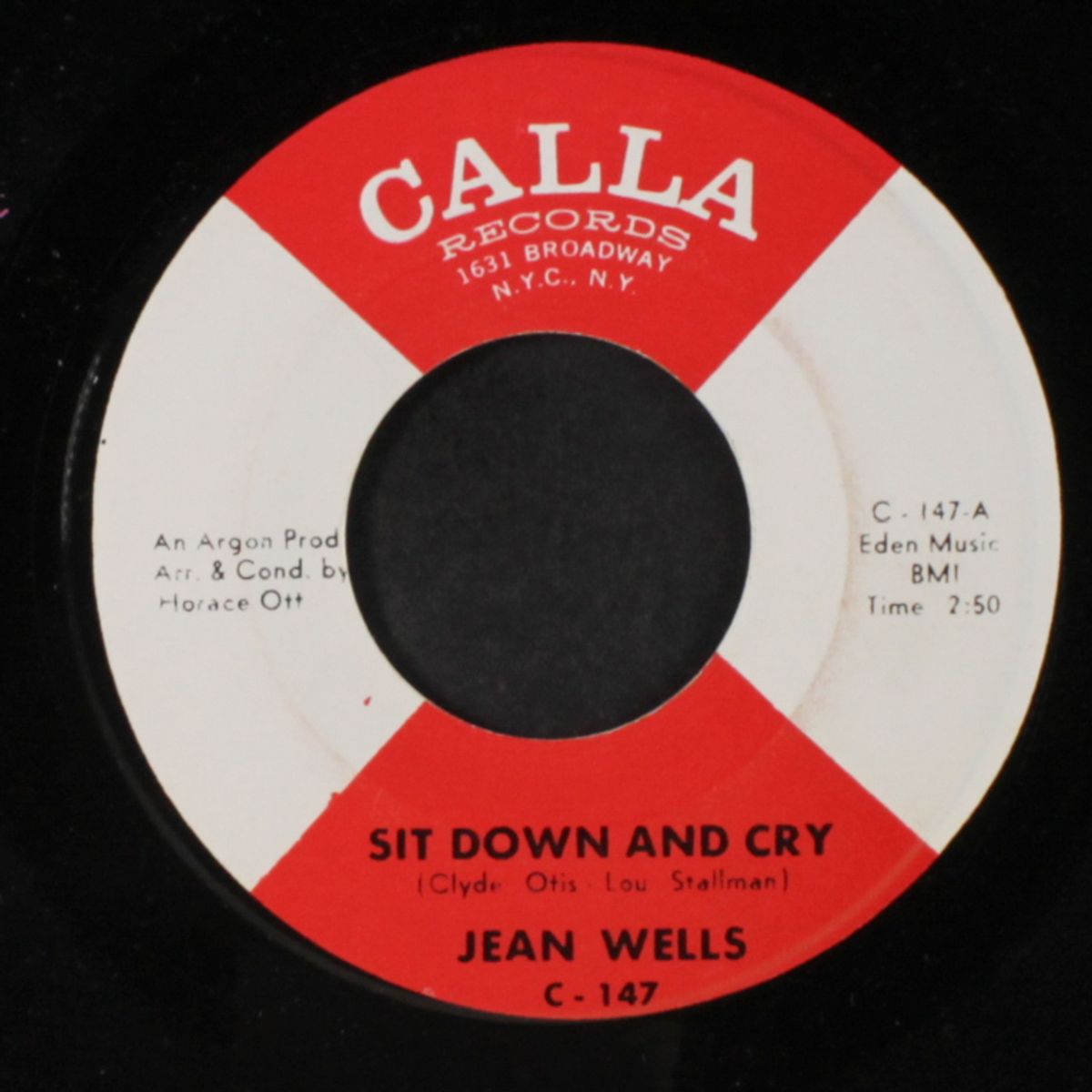 can't you feel it / sit down and cry by JEAN WELLS