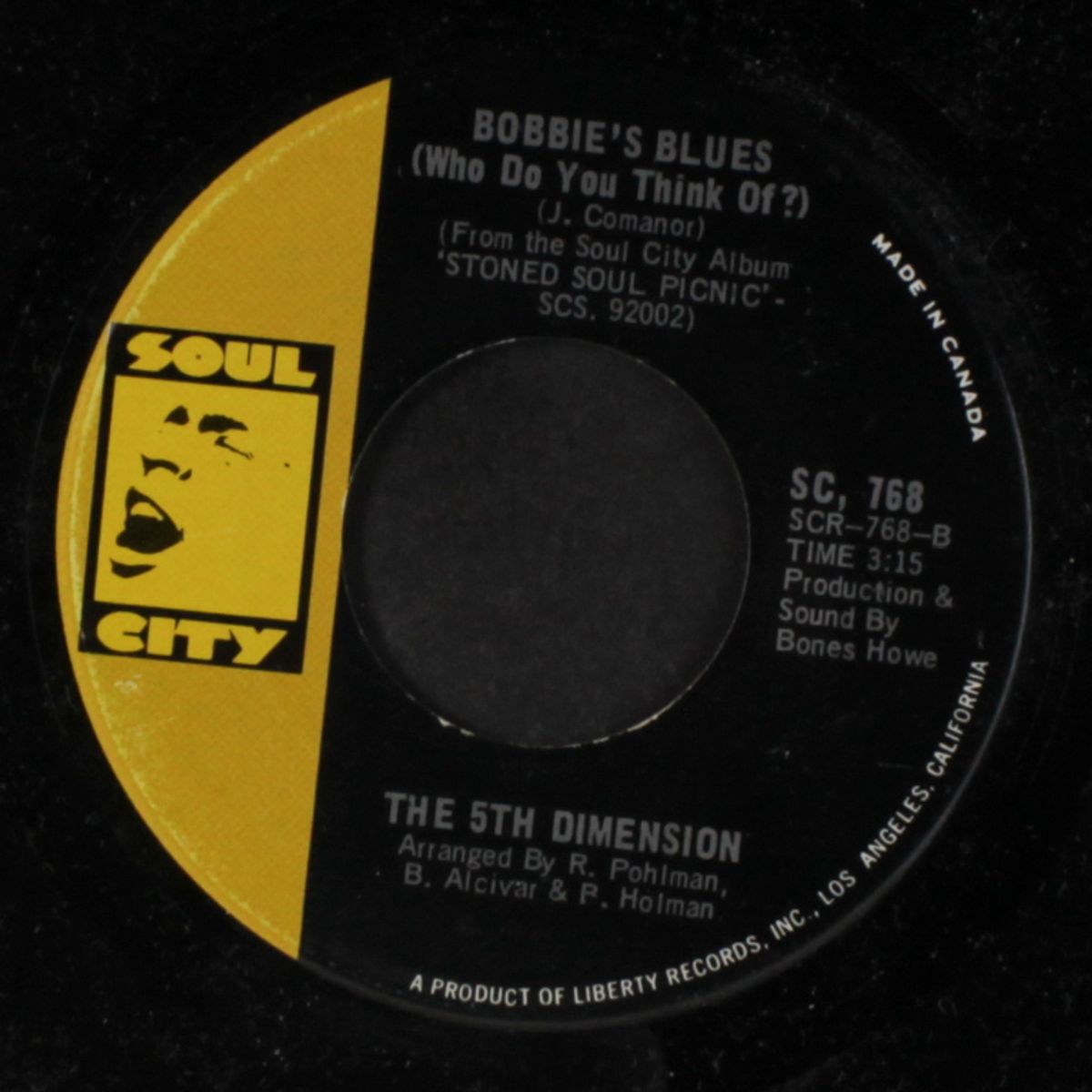 sweet blindness / bobbie's blues by FIFTH DIMENSION