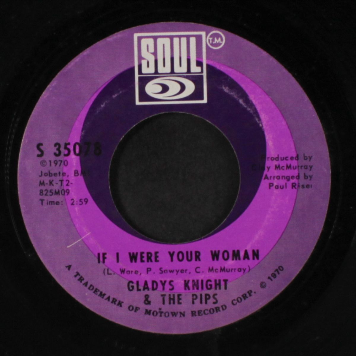 if i were your woman / the tracks of my tears by GLADYS KNIGHT & PIPS