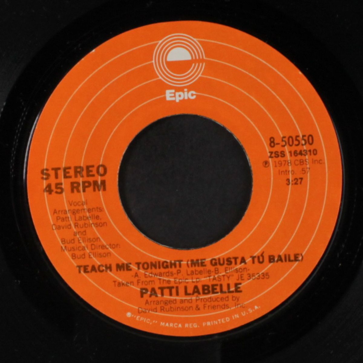 quiet time / teach me tonight by PATTI LABELLE