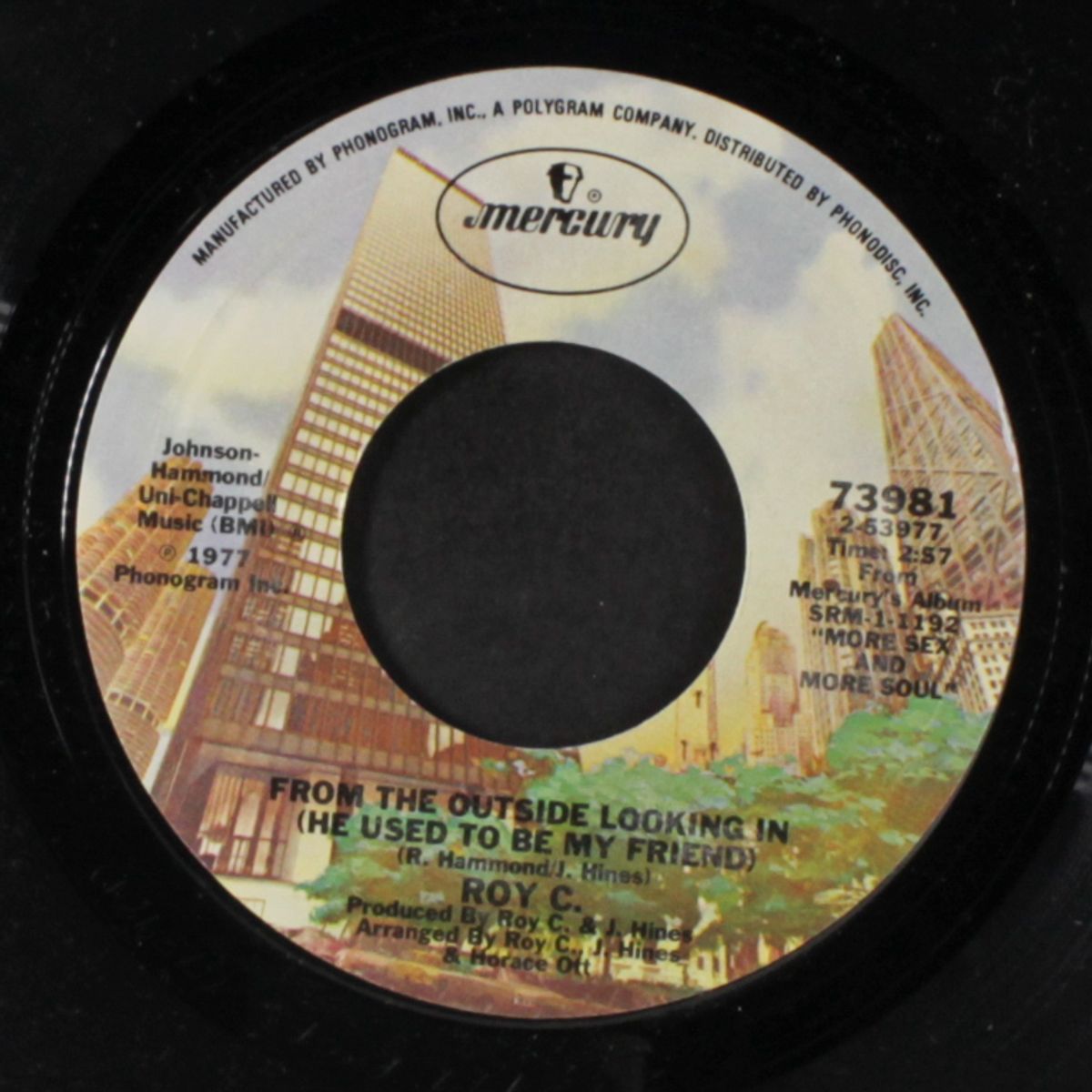 after loving you / from the outside looking in by ROY C
