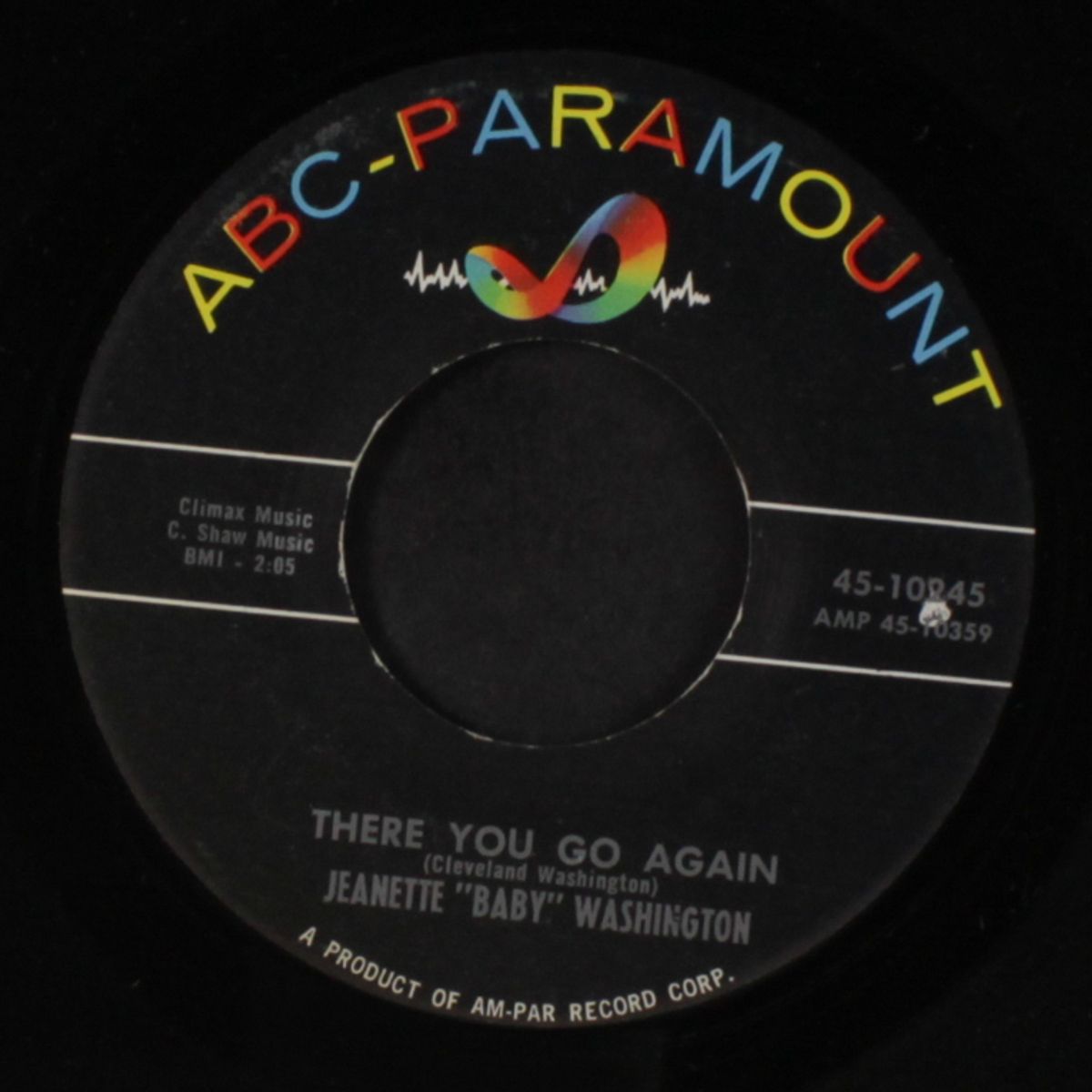 there you go again / don't cry, foolish heart by JEANETTE 'BABY' WASHINGTON