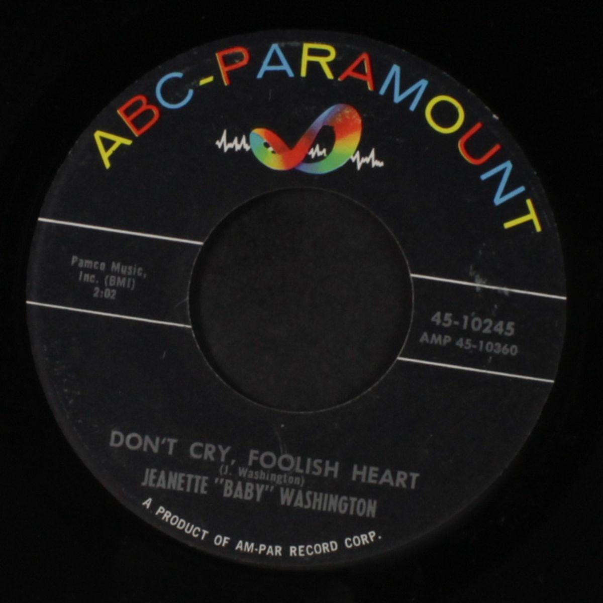 there you go again / don't cry, foolish heart by JEANETTE 'BABY' WASHINGTON