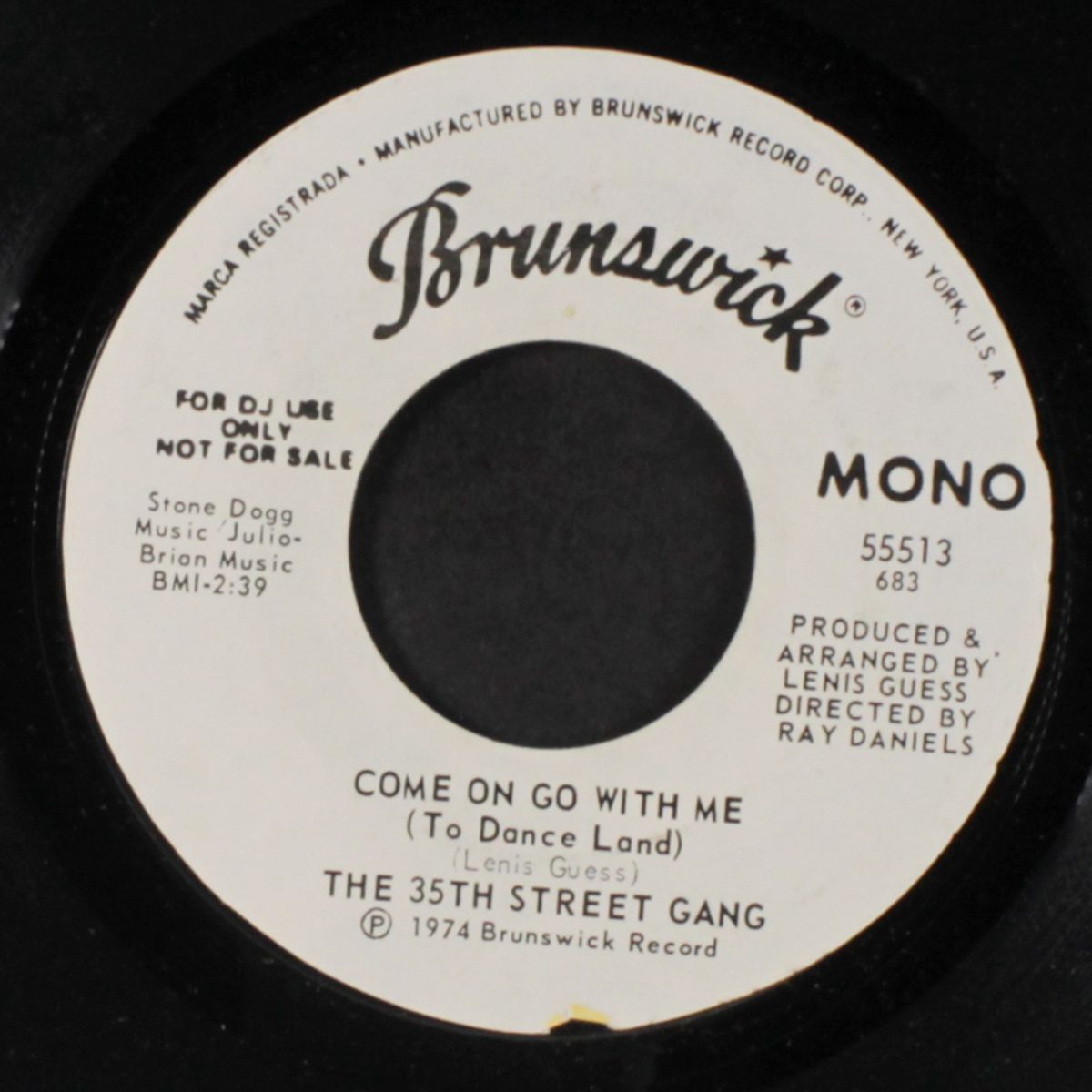 come on go with me / mono by 35TH STREET GANG