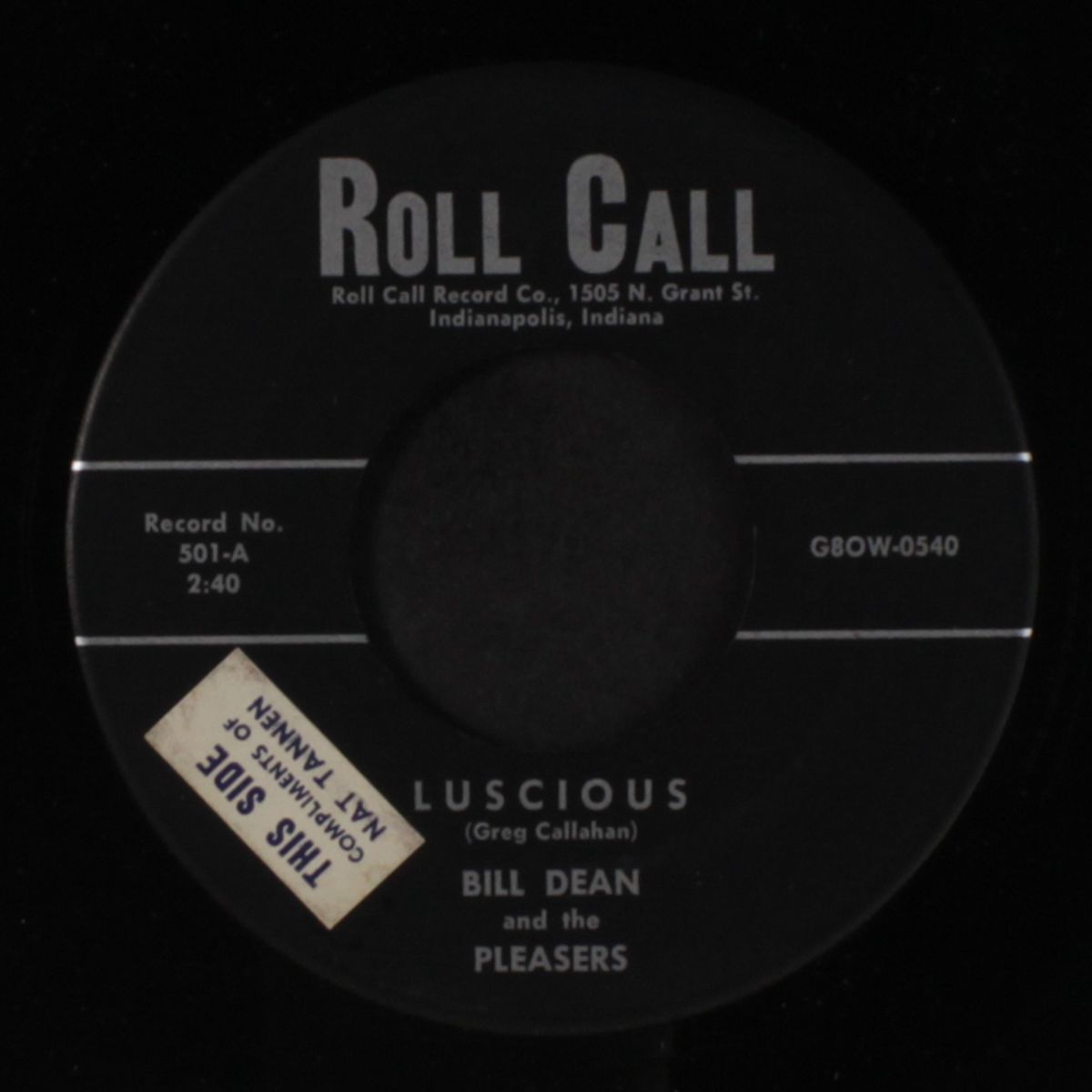 luscious / got the thing they call the blues by BILL DEAN