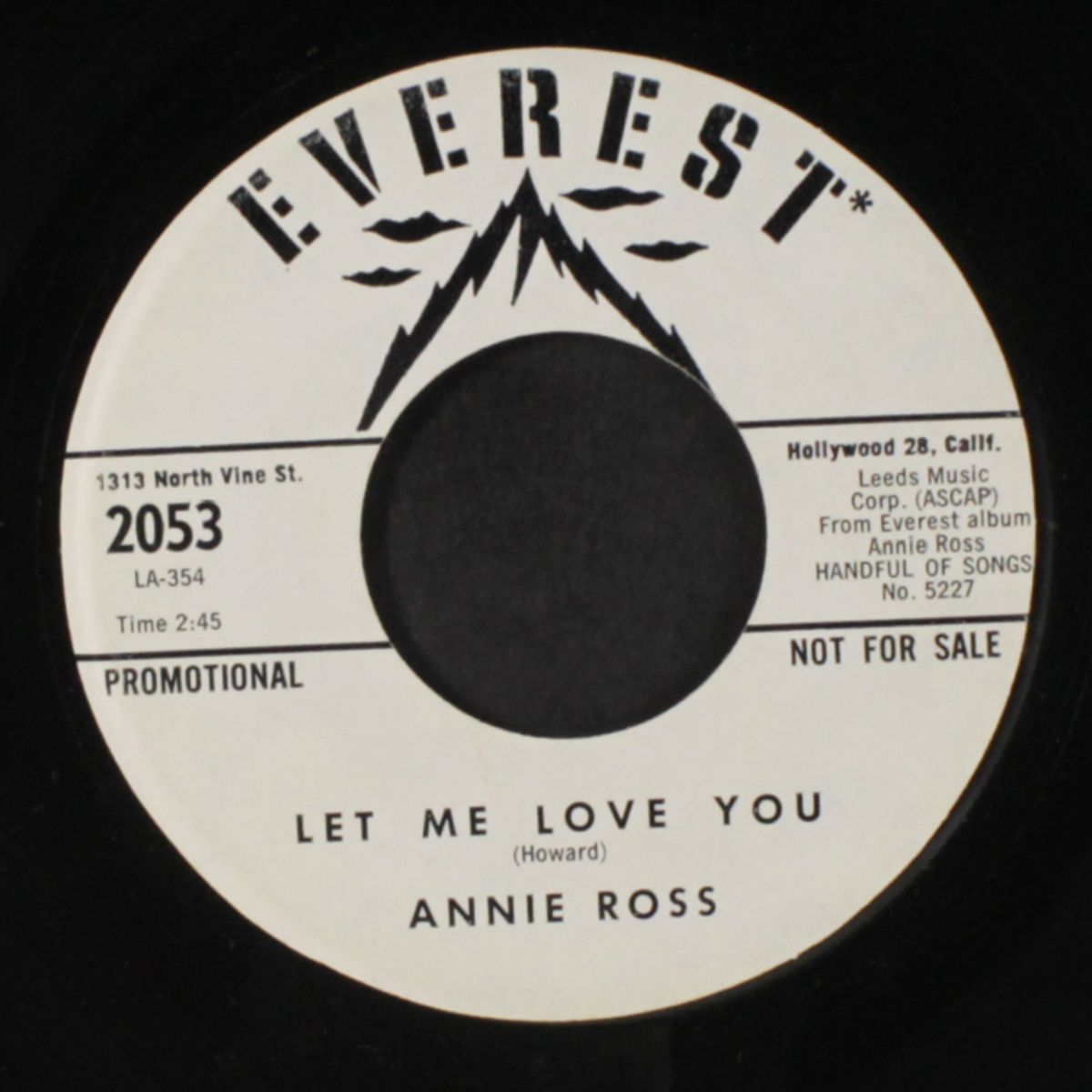 i'm gonna go fishin' / let me love you by ANNIE ROSS