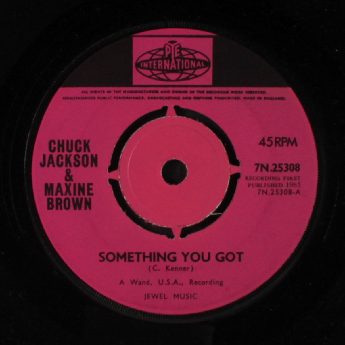 something you got / baby take me by CHUCK JACKSON / MAXINE BROWN