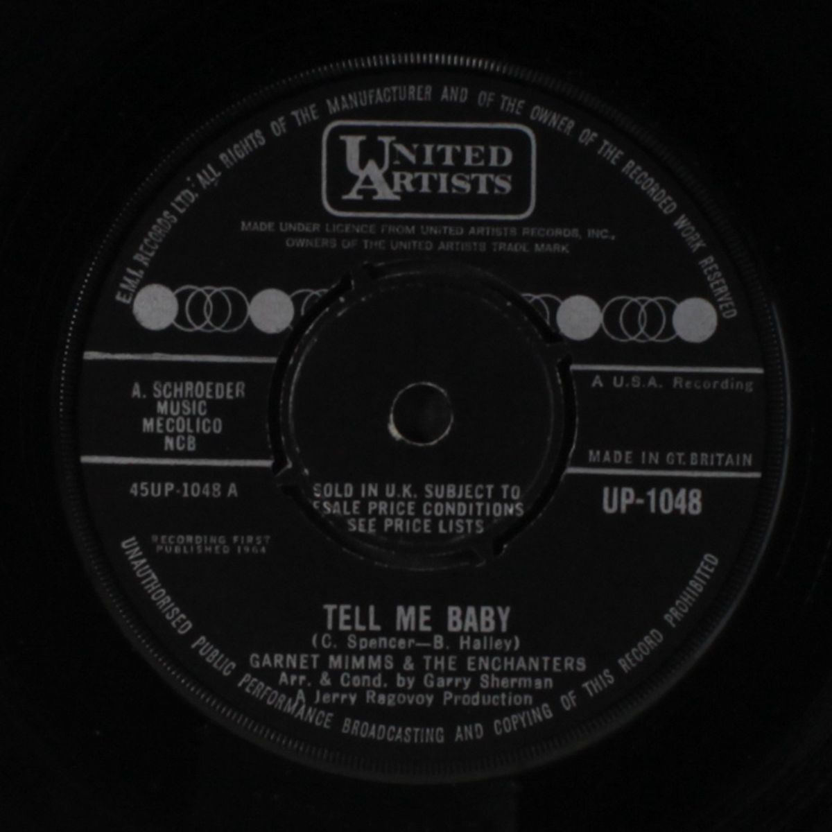 tell me baby / anytime you want me by GARNET MIMMS