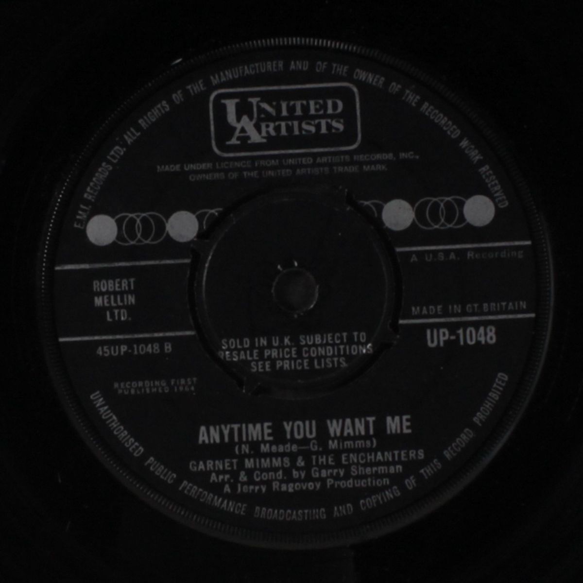 tell me baby / anytime you want me by GARNET MIMMS