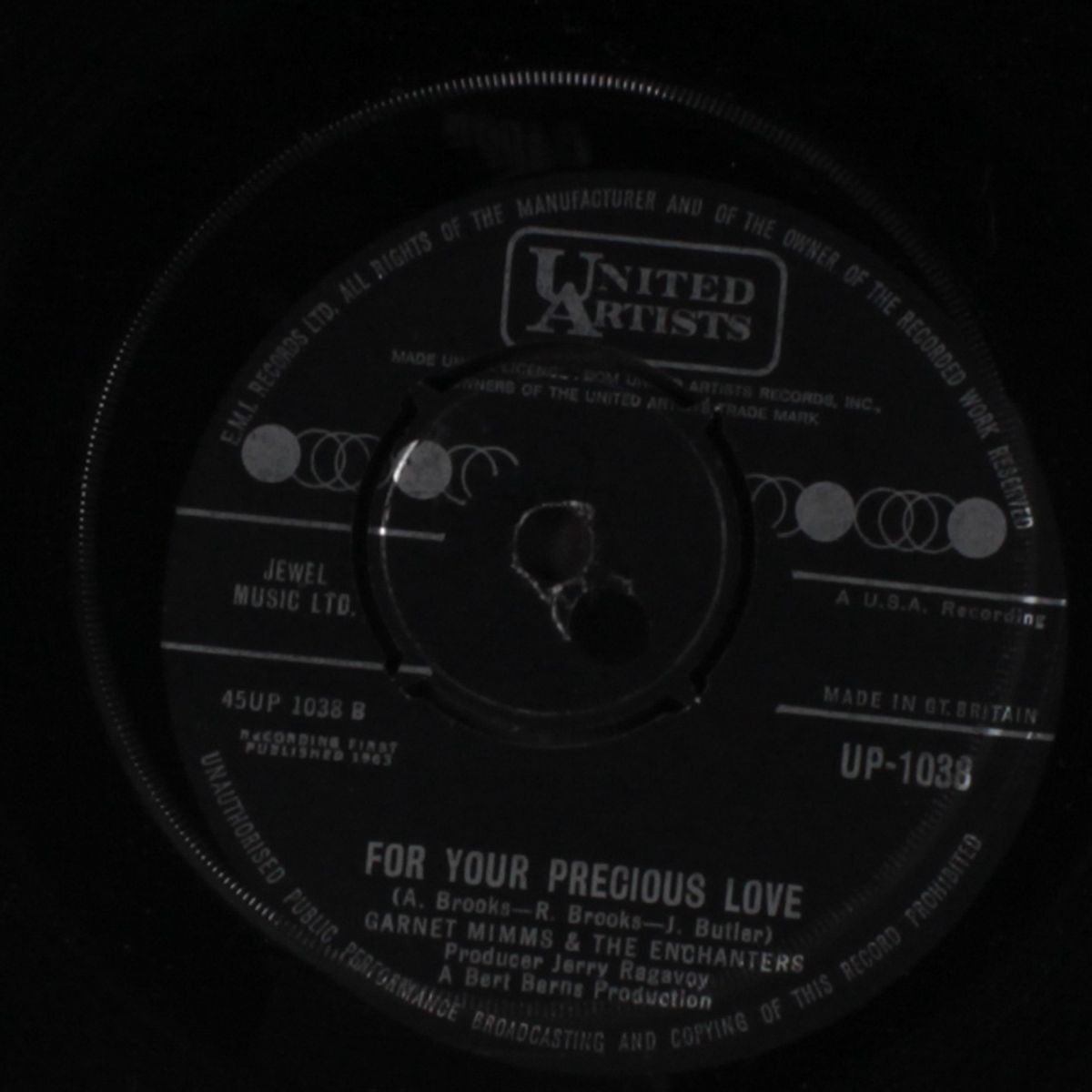 for your precious love / baby, don't you weep by GARNET MIMMS