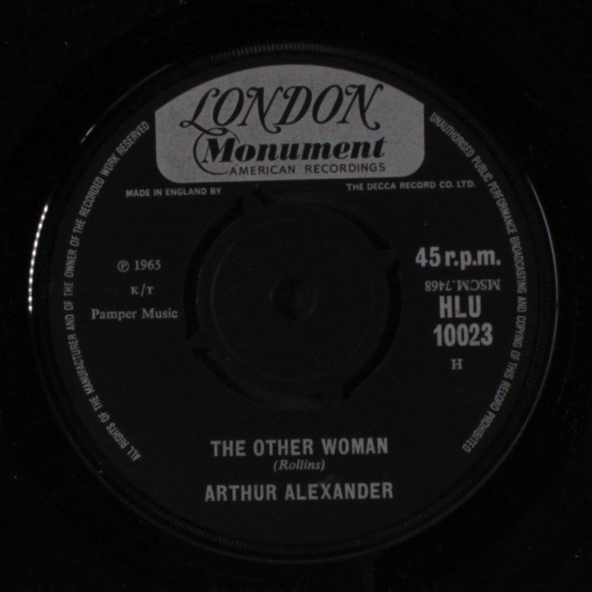 for you / the other woman by ARTHUR ALEXANDER