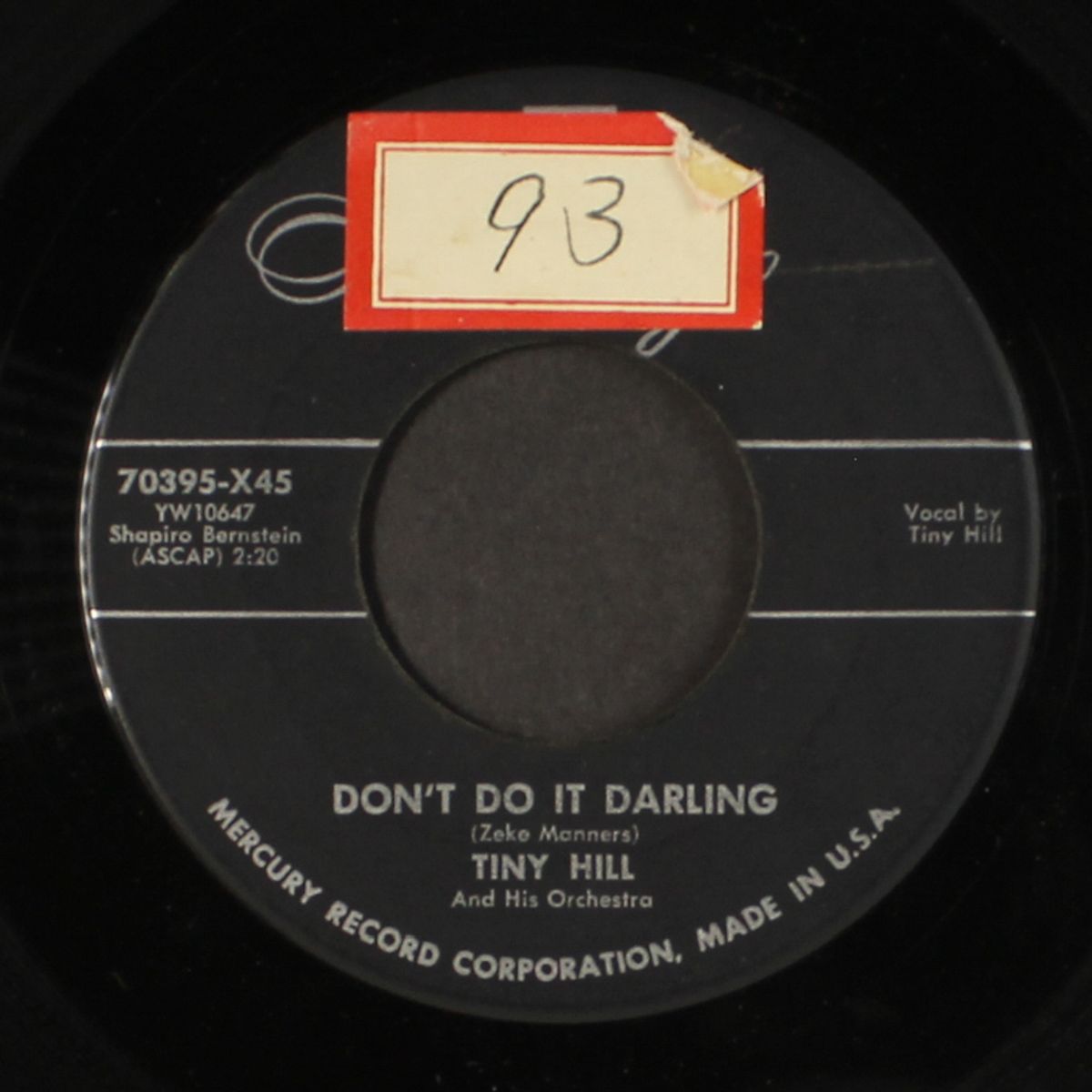 don't do it darling by TINY HILL