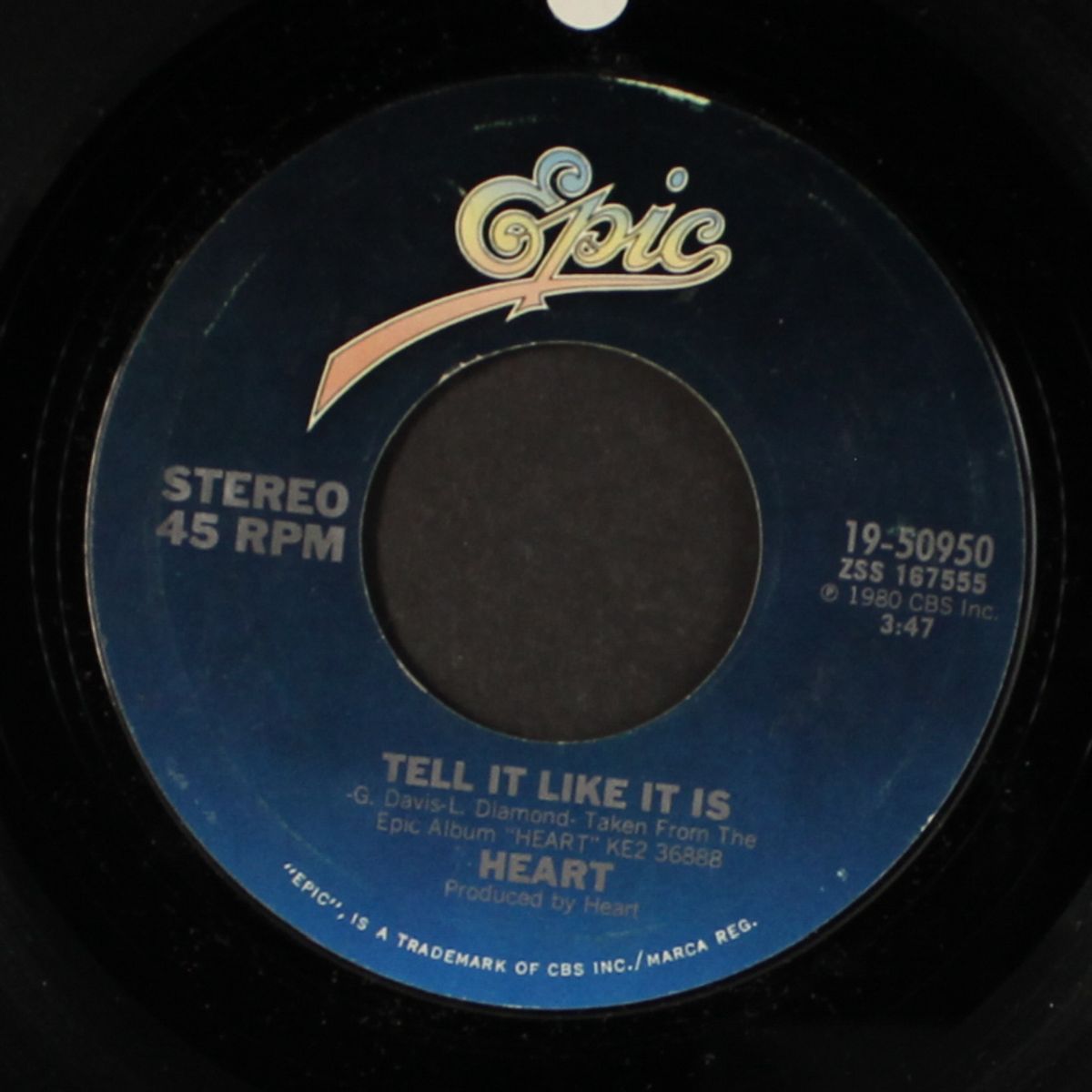 tell it like it is / strange euphoria by HEART