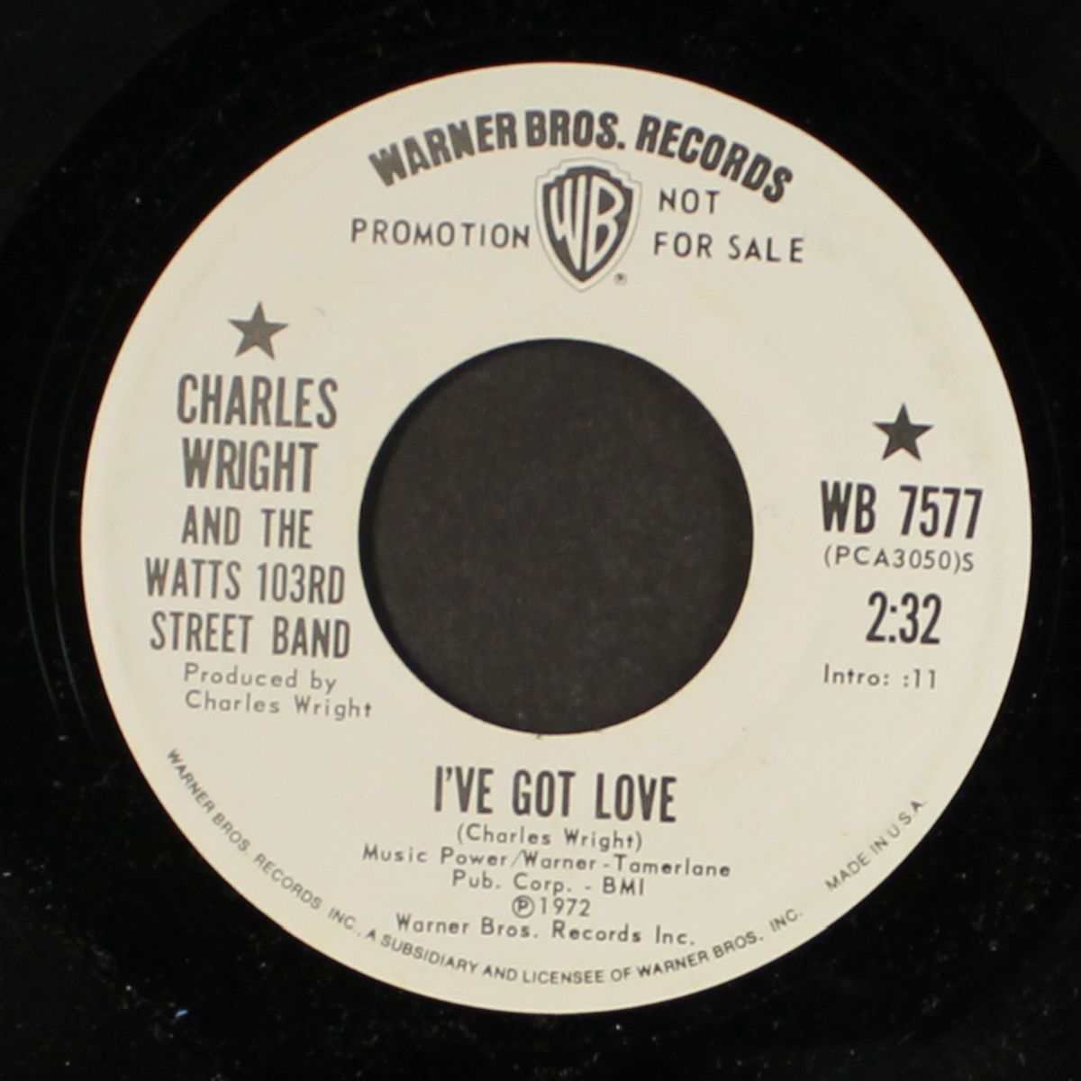 i've got love by CHARLES WRIGHT & WATTS 103RD STREET BAND