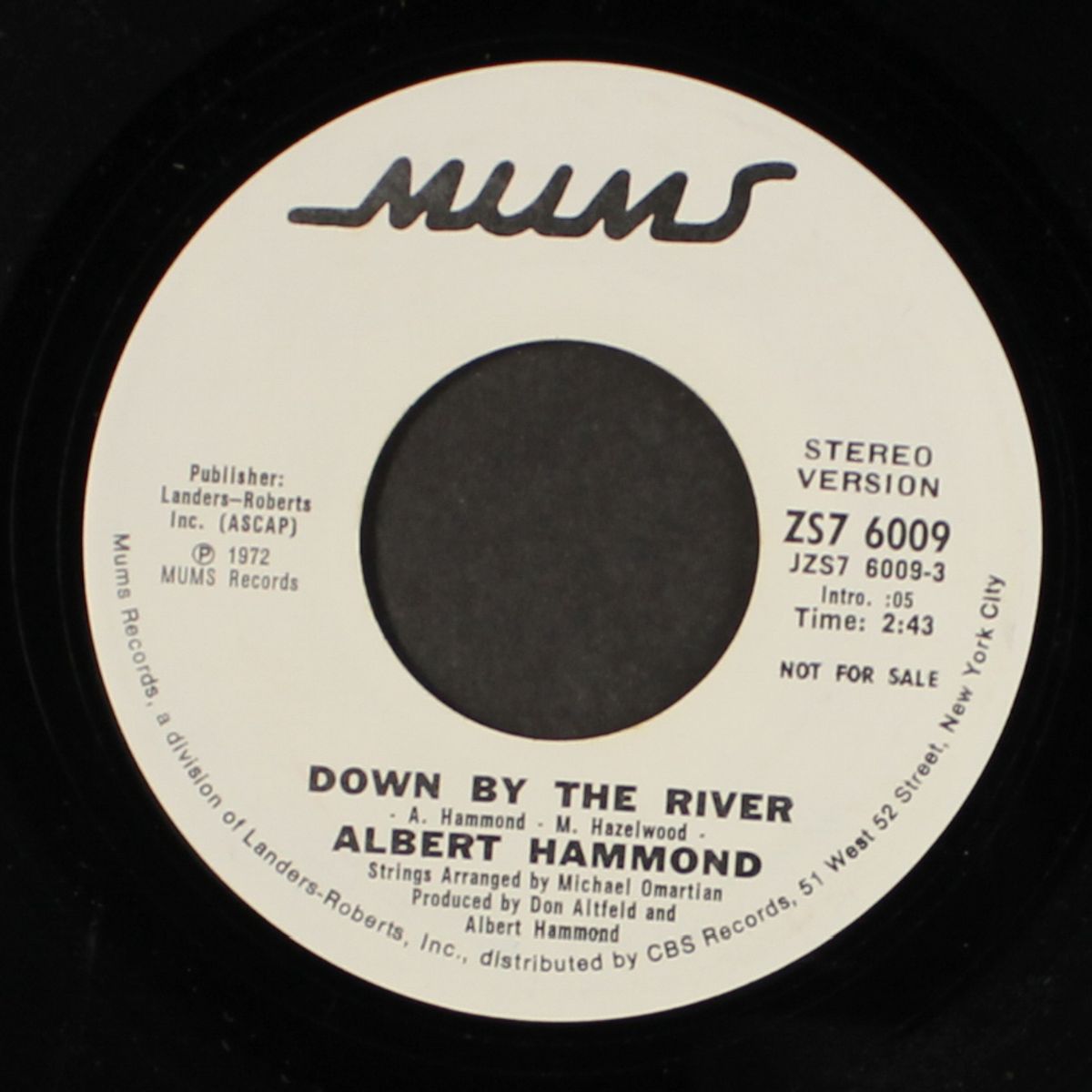 down by the river / mono by ALBERT HAMMOND
