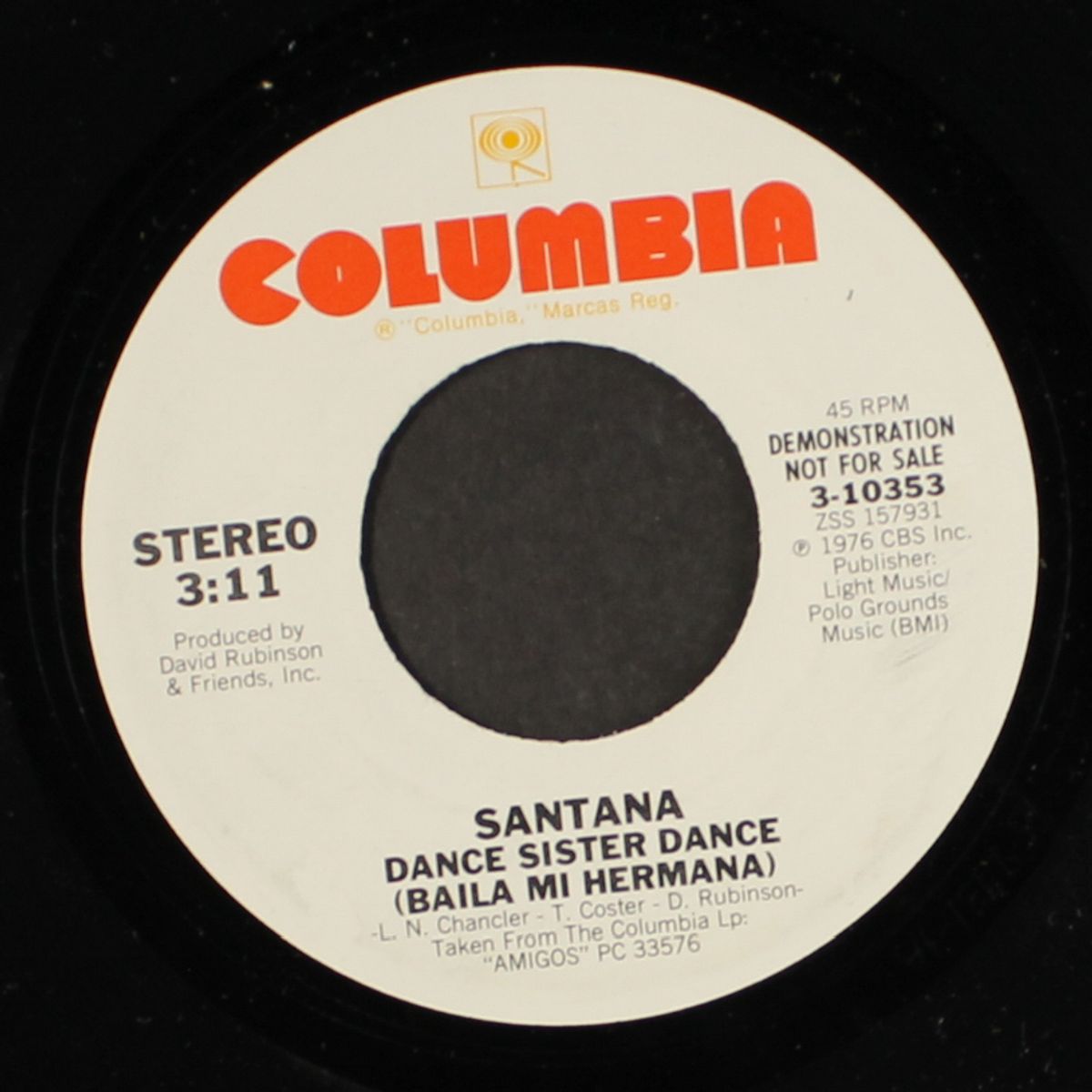 dance sister dance (baila mi hermana) / mono by SANTANA