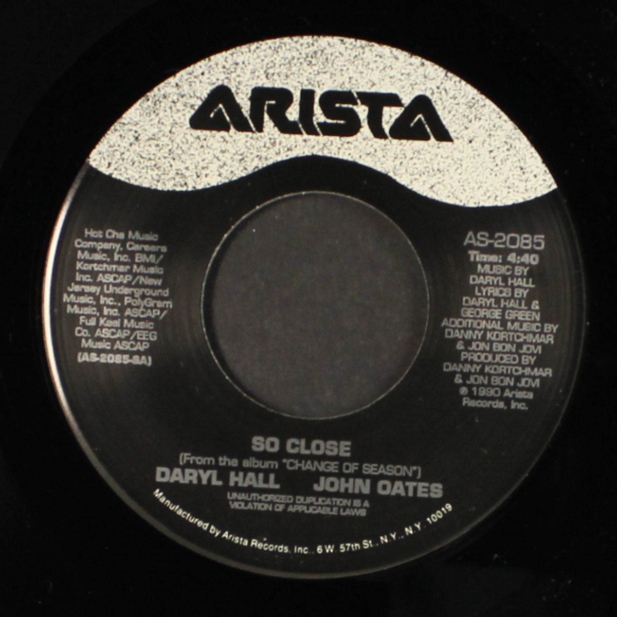 so close / unplugged by HALL & OATES