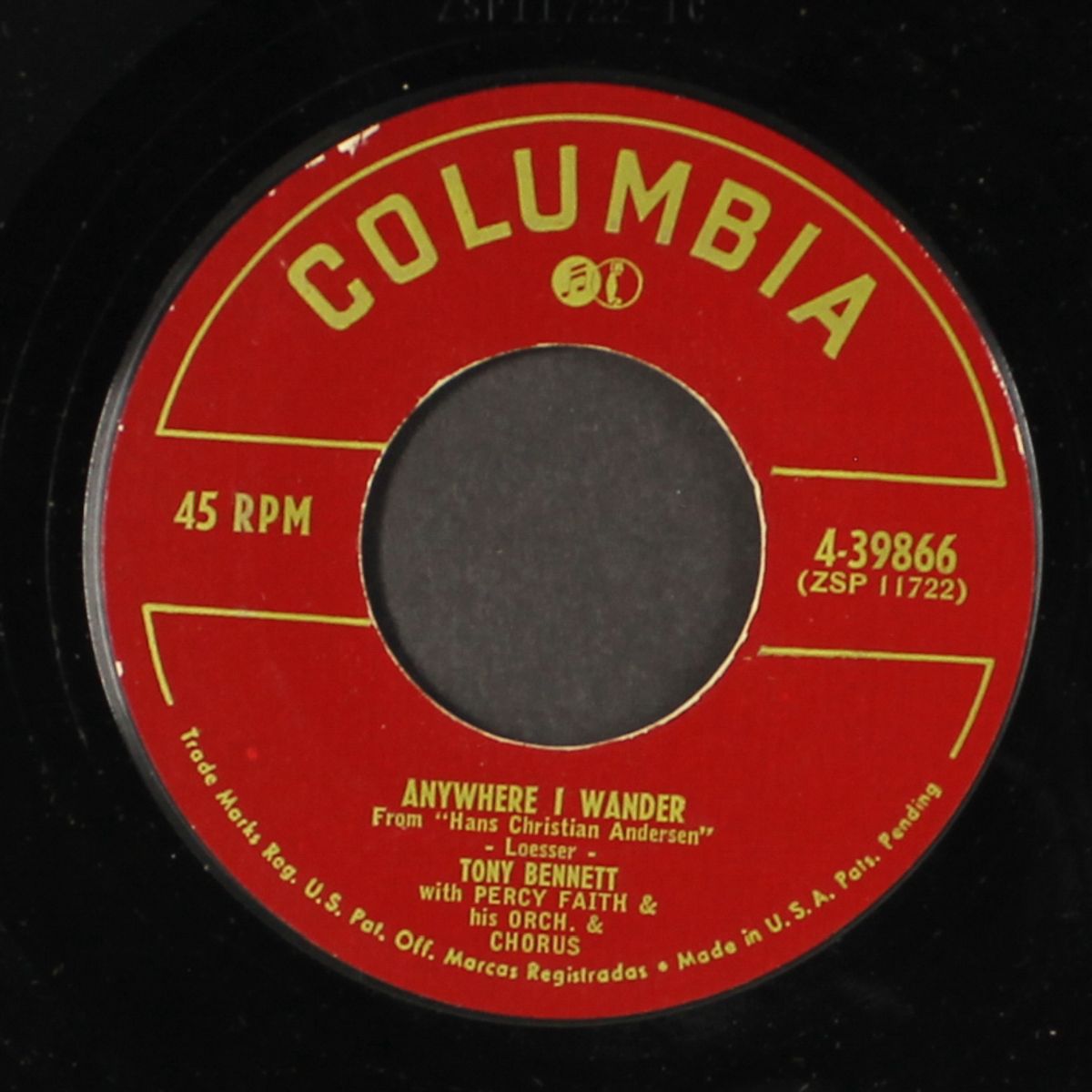 stay where you are / anywhere i wander by TONY BENNETT