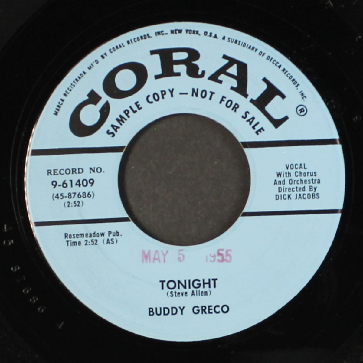 tonight / truly by BUDDY GRECO