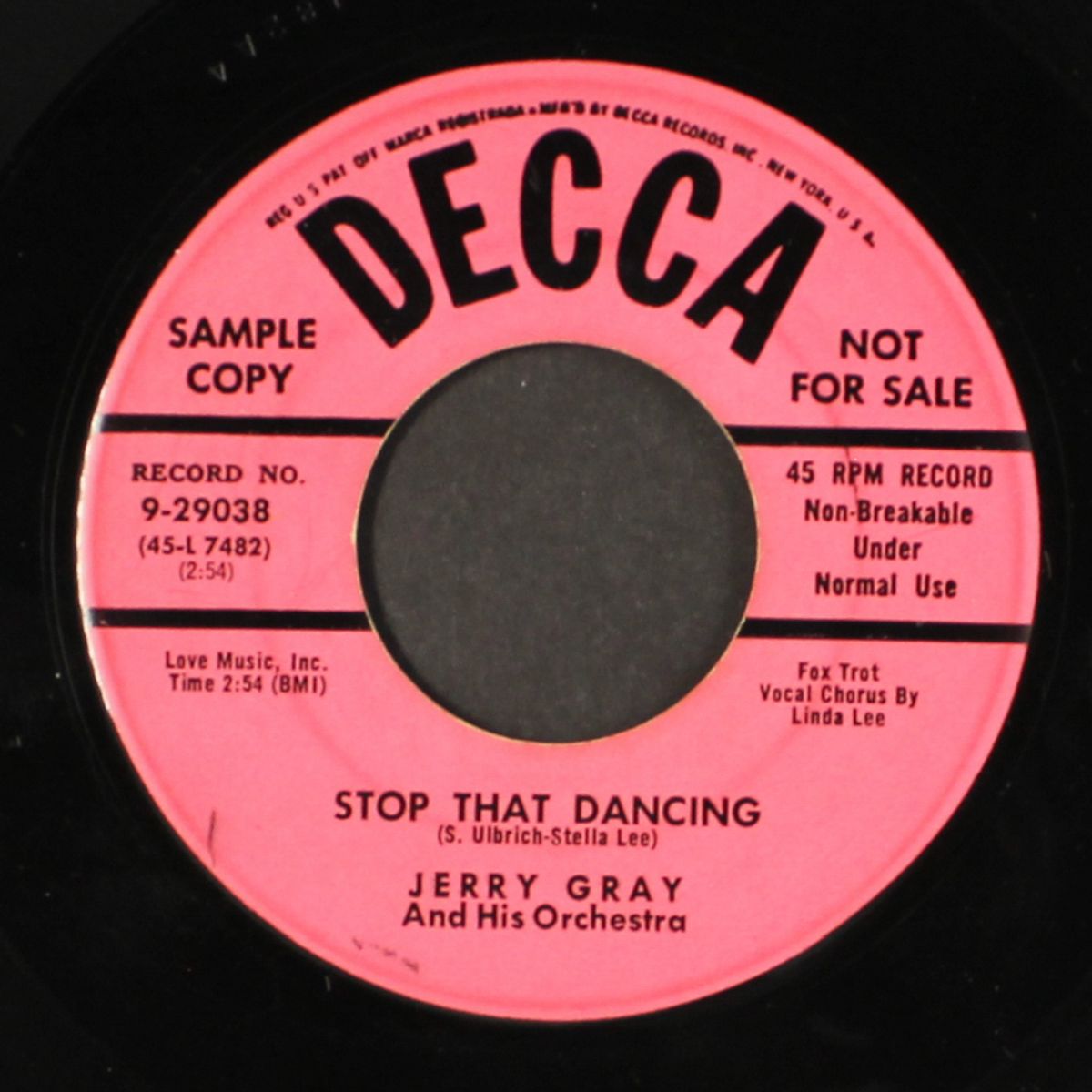 stop that dancing / coronado cruise by JERRY GRAY