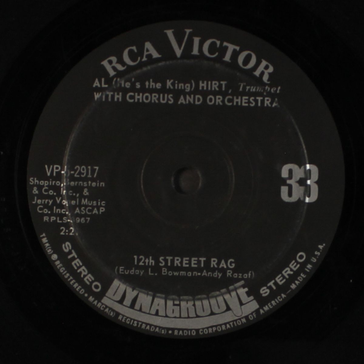 12th street rag / walkin' with mr. lee by AL HIRT