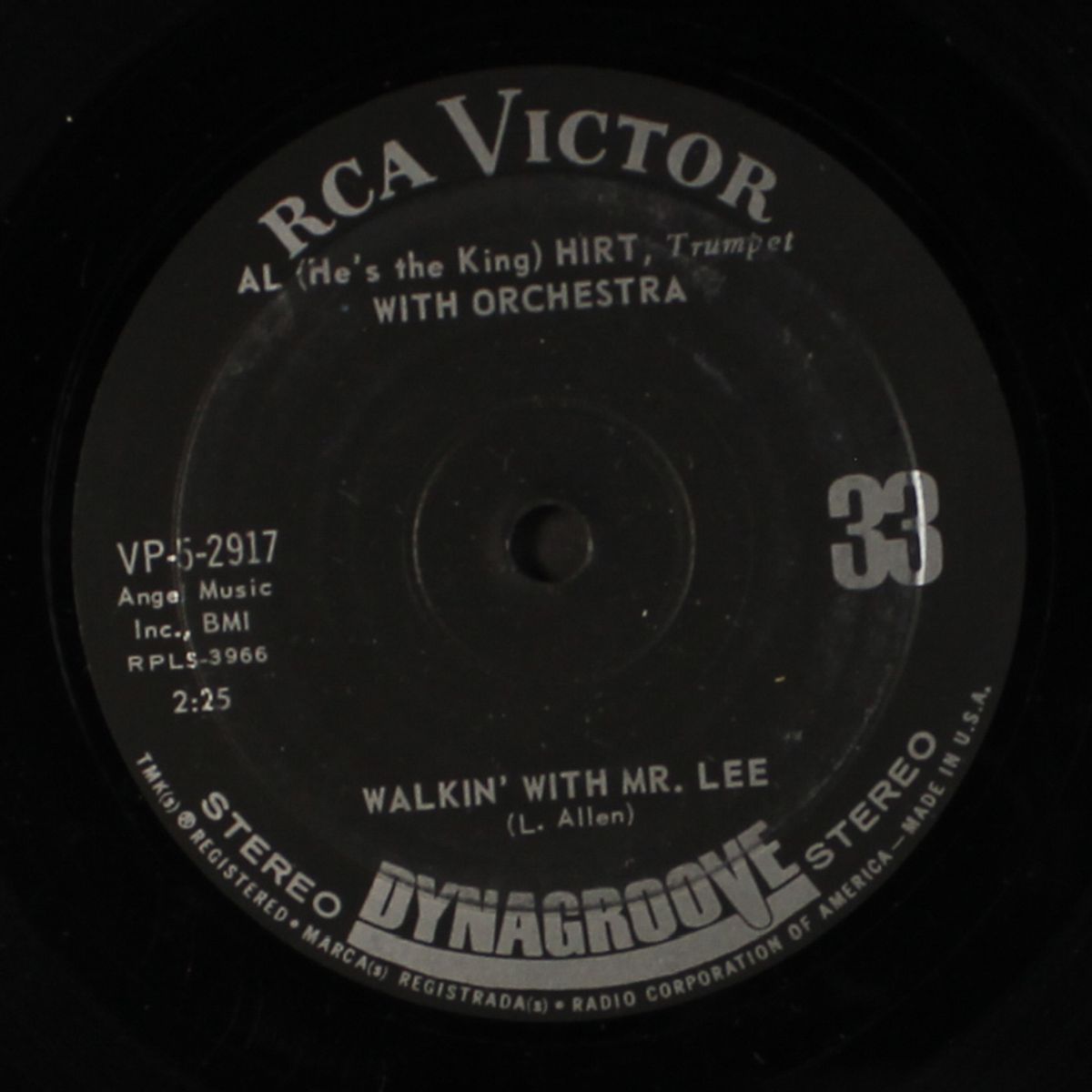 12th street rag / walkin' with mr. lee by AL HIRT