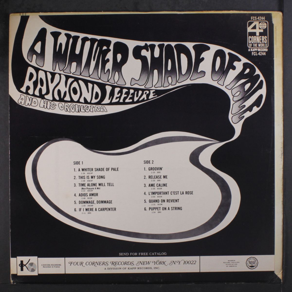 a whiter shade of pale by RAYMOND LEFEVRE