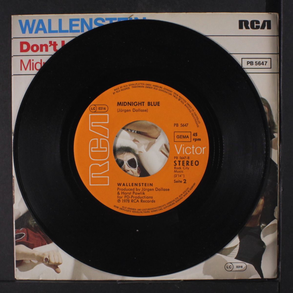 don't let it be / midnight blue by WALLENSTEIN