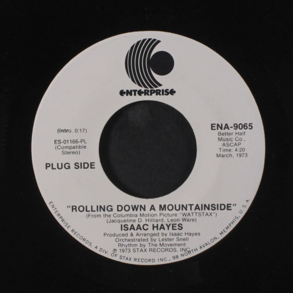 rolling down a mountainside by ISAAC HAYES